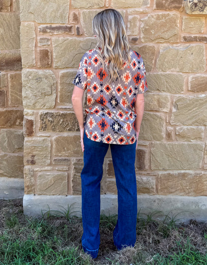 Rocky Mountain Aztec Top