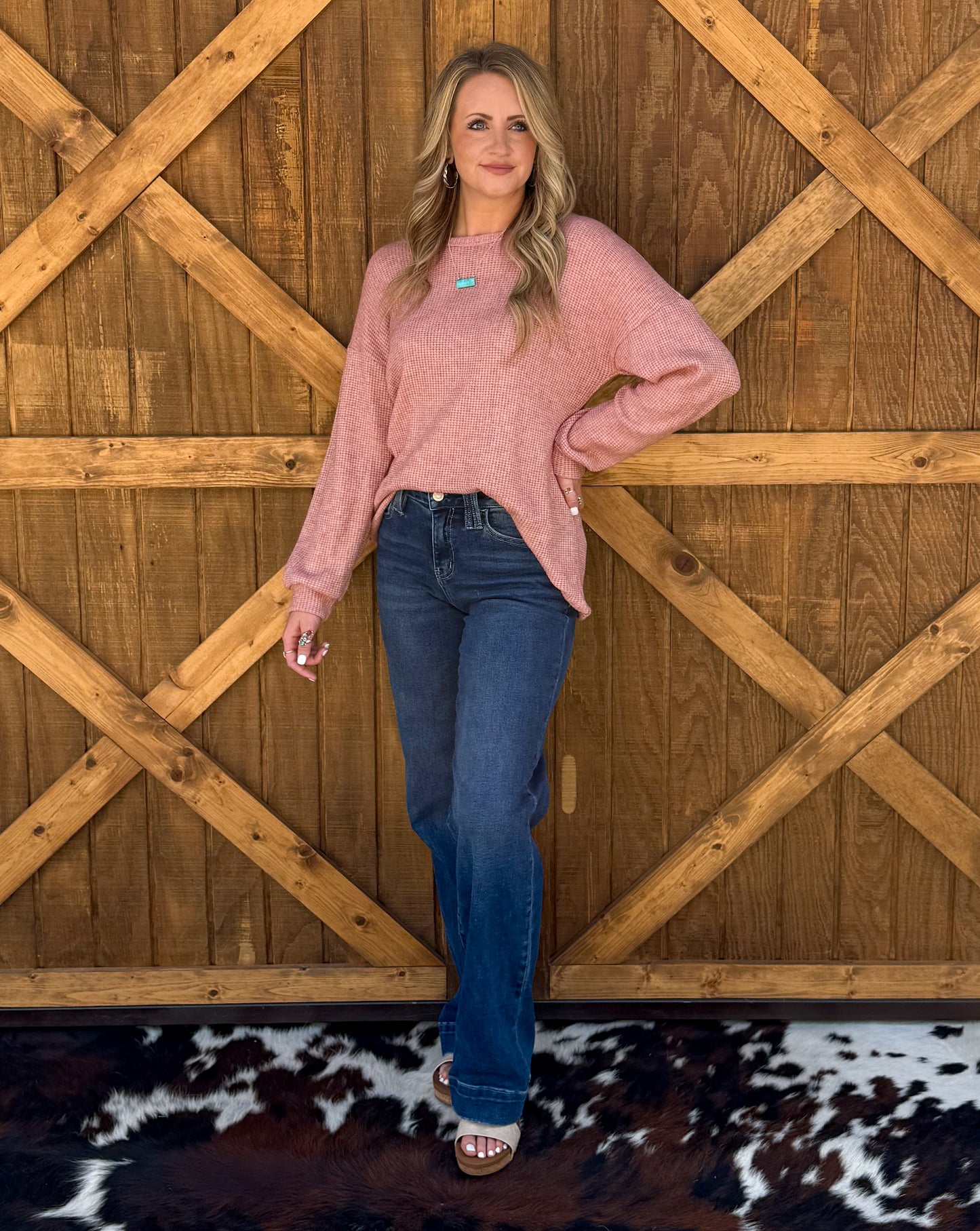 Coziest Long Sleeve *Mauve