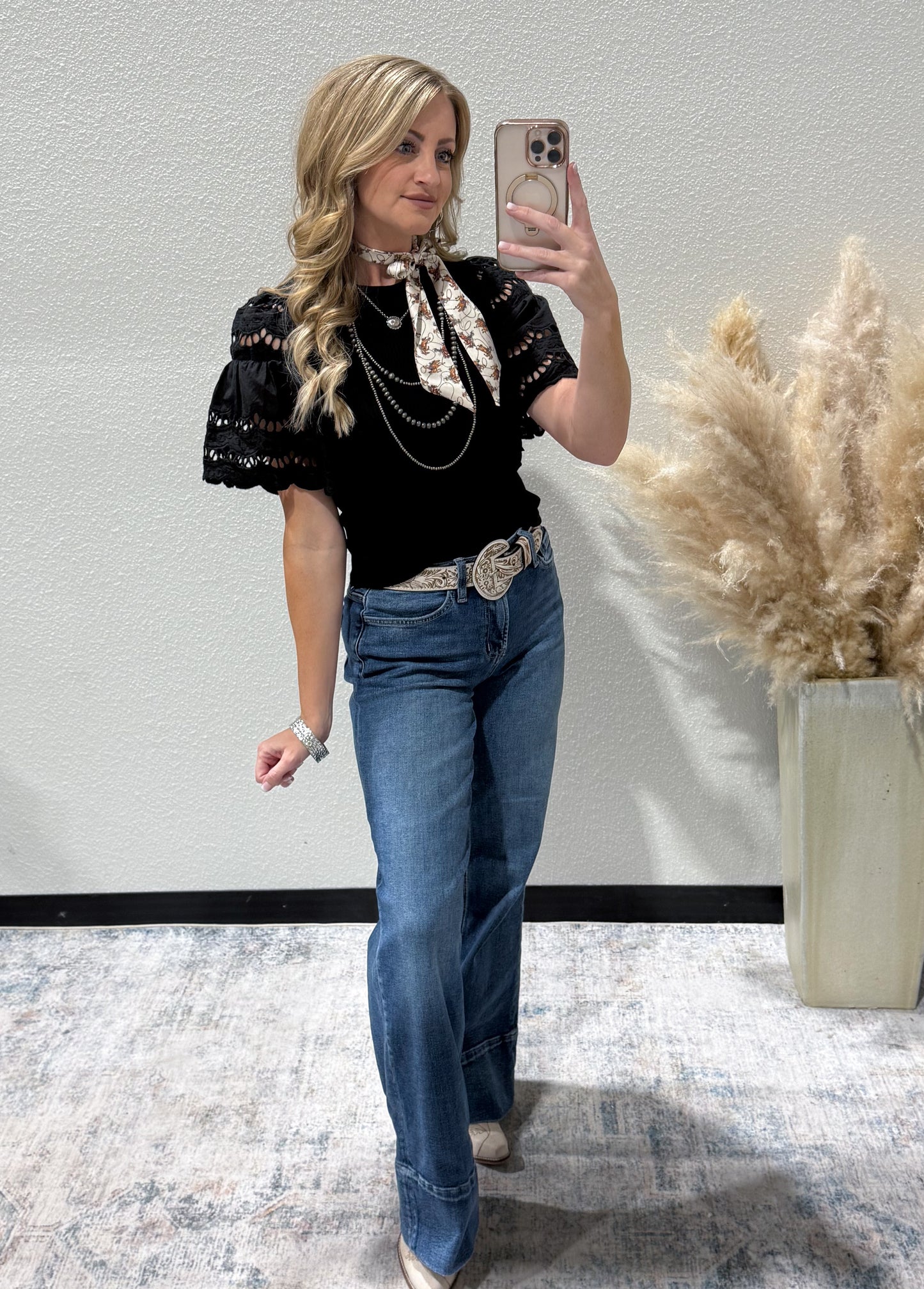 The Rita Blouse *Black