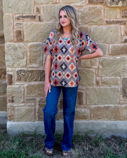 Rocky Mountain Aztec Top