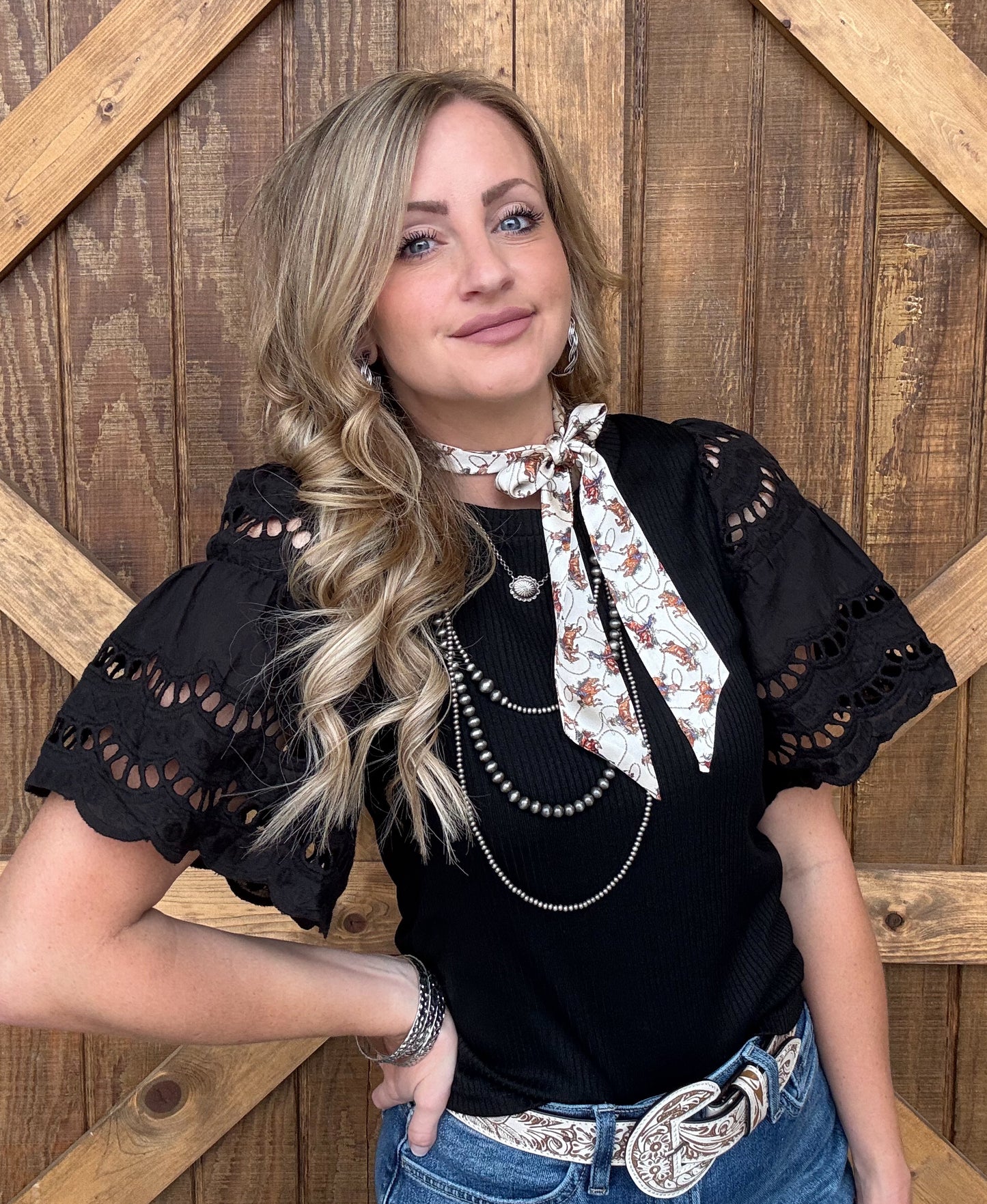 The Rita Blouse *Black