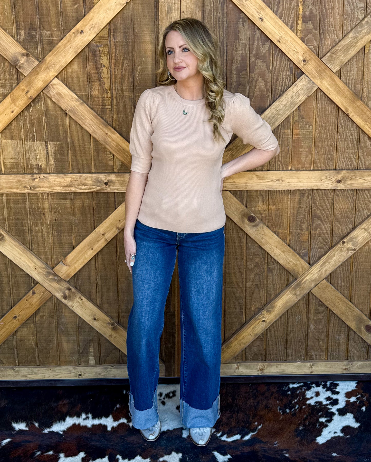 The Lola Blouse *Taupe