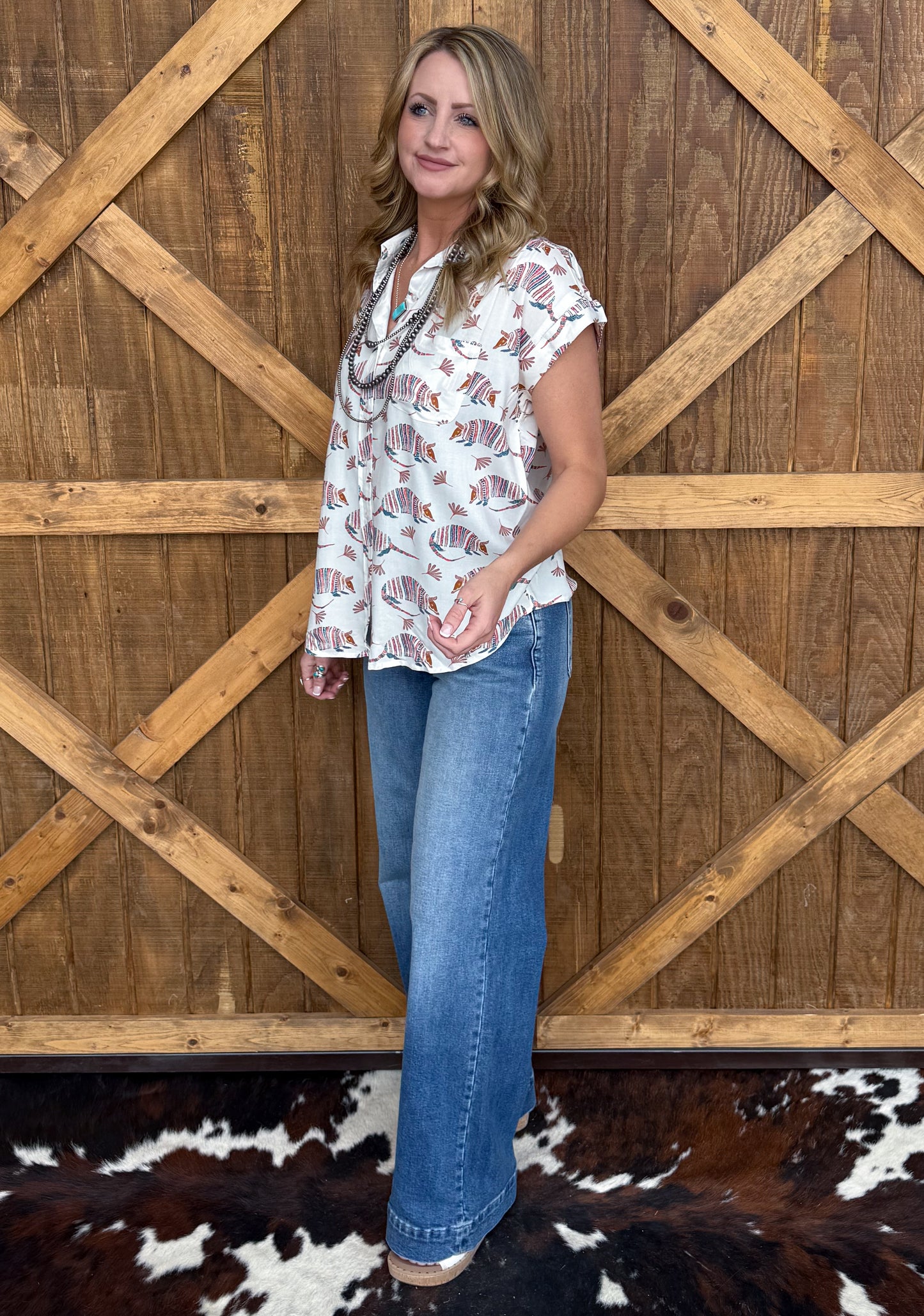 The Dillo Button-Up Top