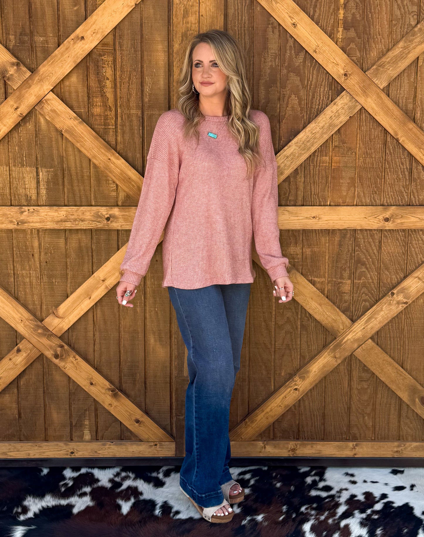 Coziest Long Sleeve *Mauve