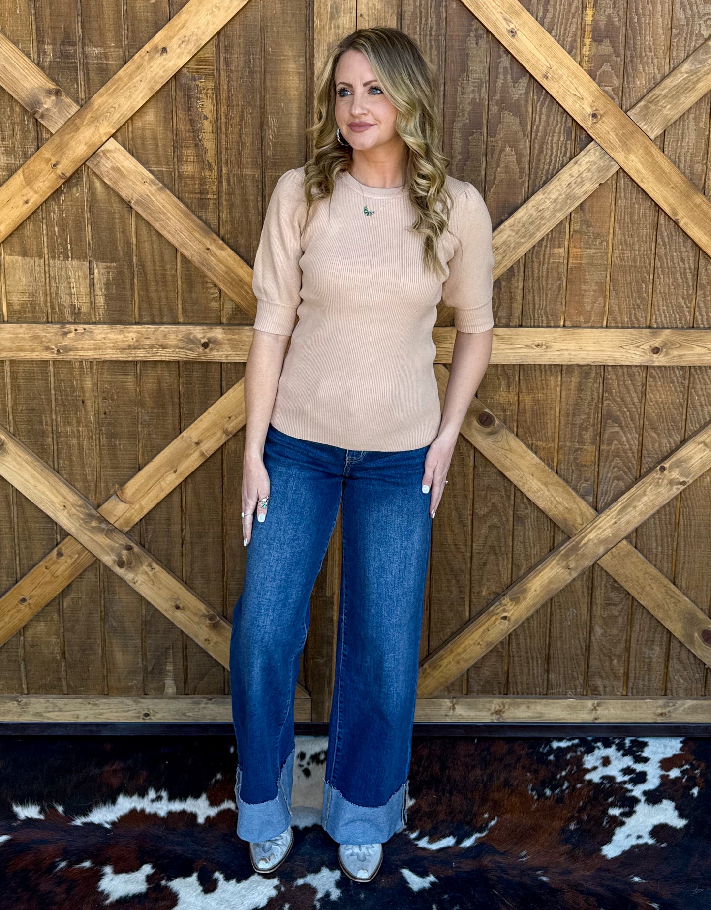 The Lola Blouse *Taupe