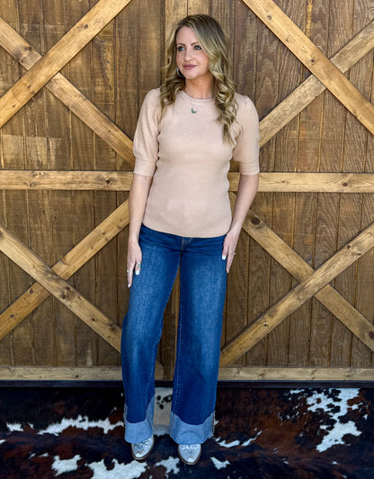 The Lola Blouse *Taupe