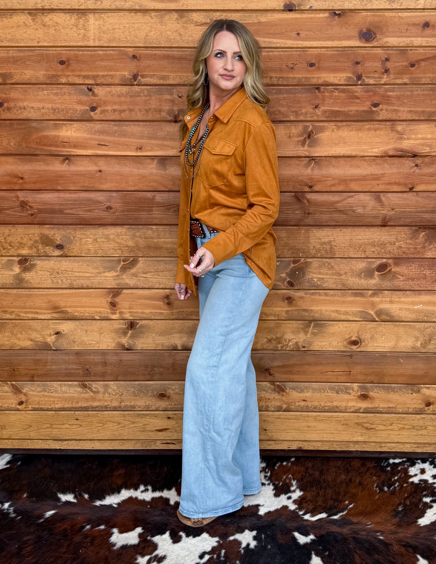 Sweet Suede Long Sleeve