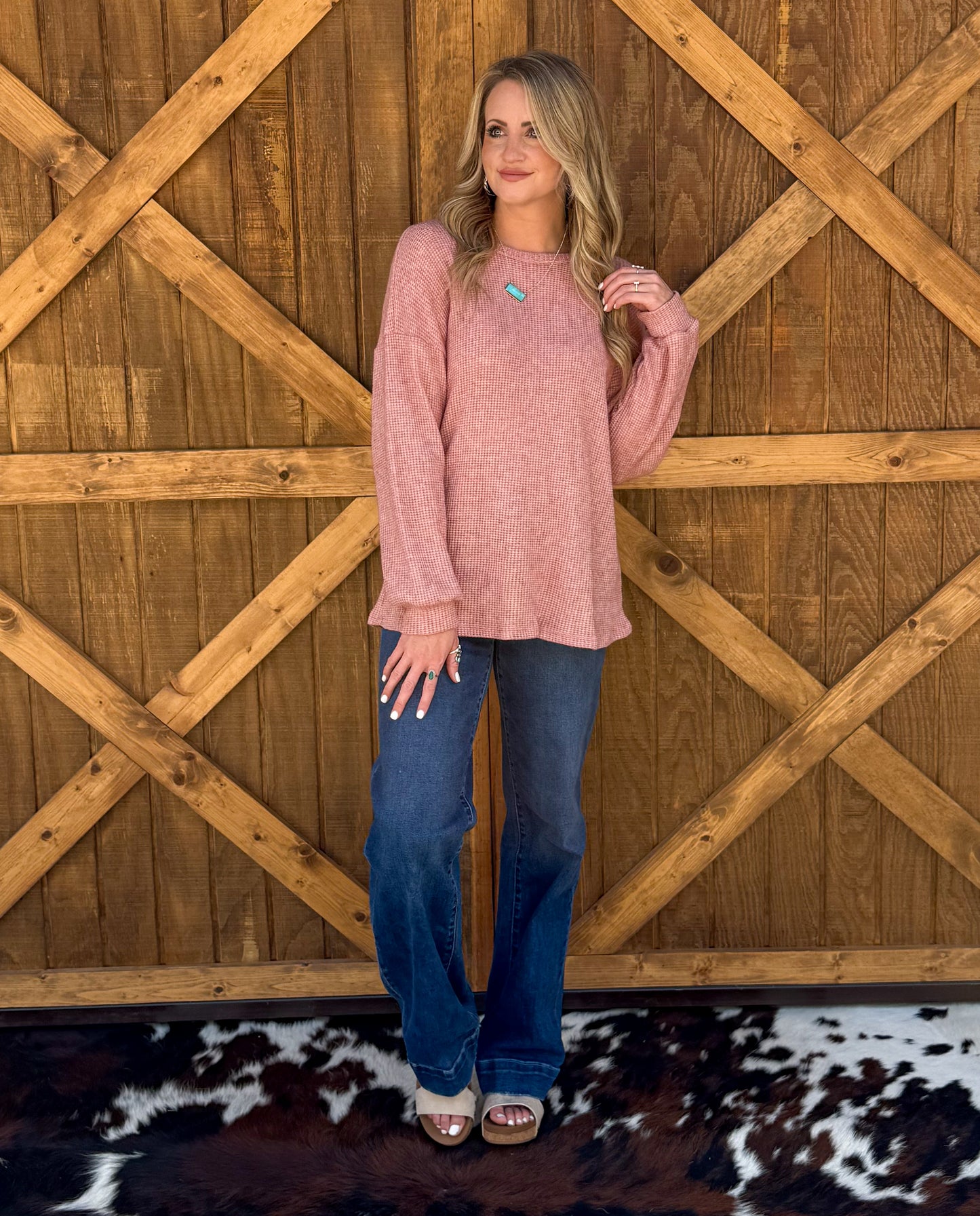 Coziest Long Sleeve *Mauve