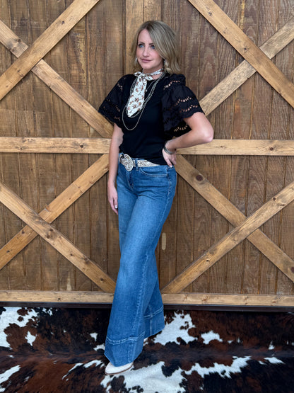 The Rita Blouse *Black