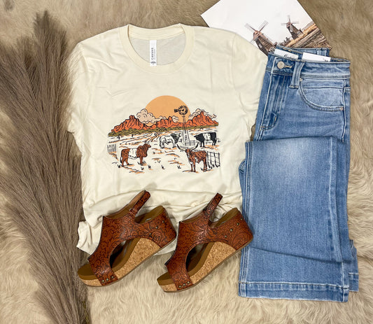 Desert Cattle Tee