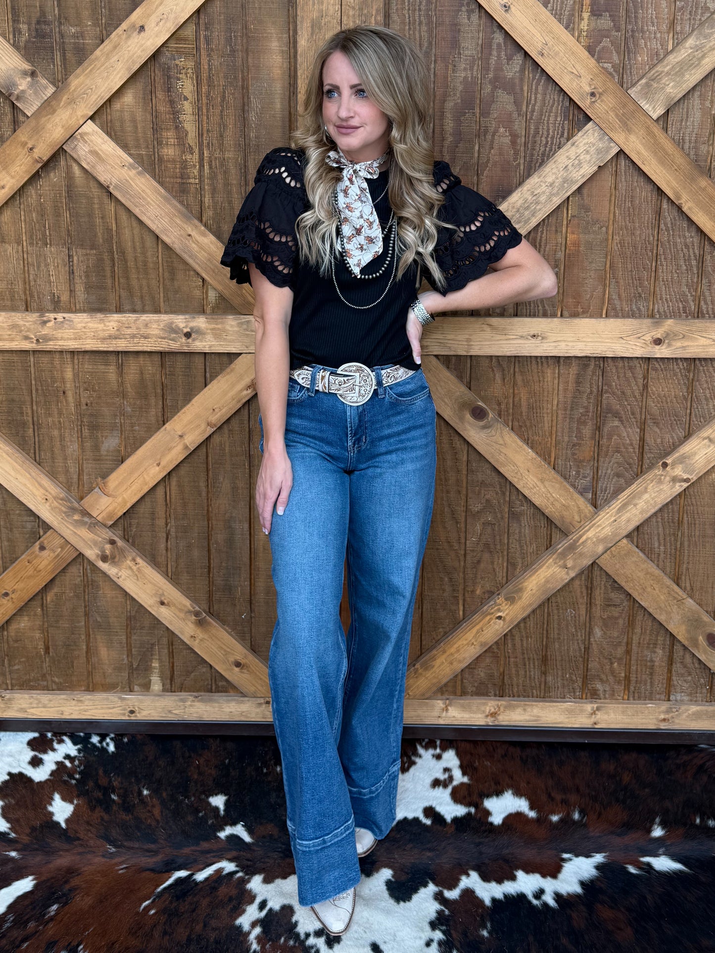 The Rita Blouse *Black