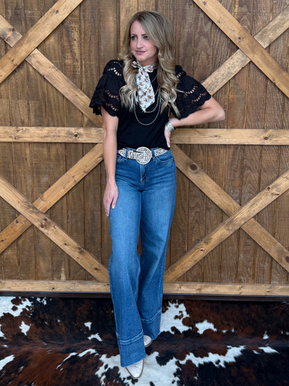 The Rita Blouse *Black