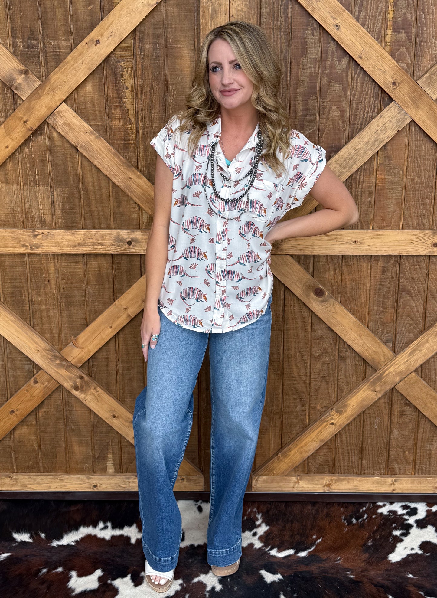 The Dillo Button-Up Top