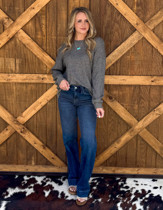 Coziest Long Sleeve *Charcoal