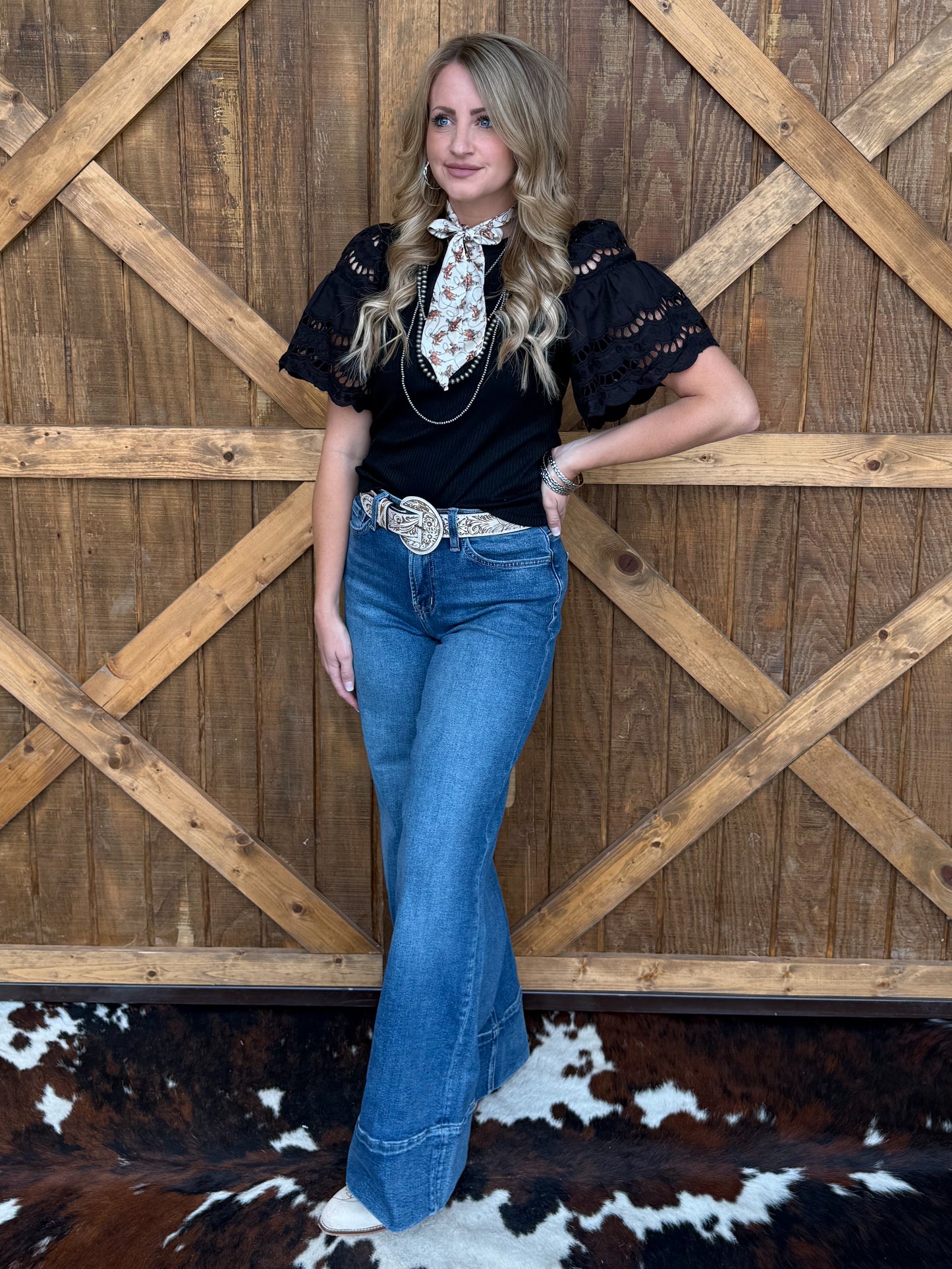 The Rita Blouse *Black