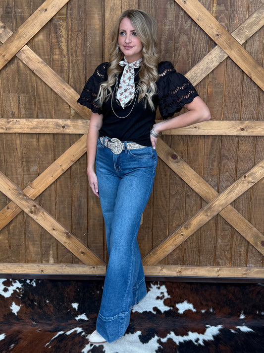 The Rita Blouse *Black