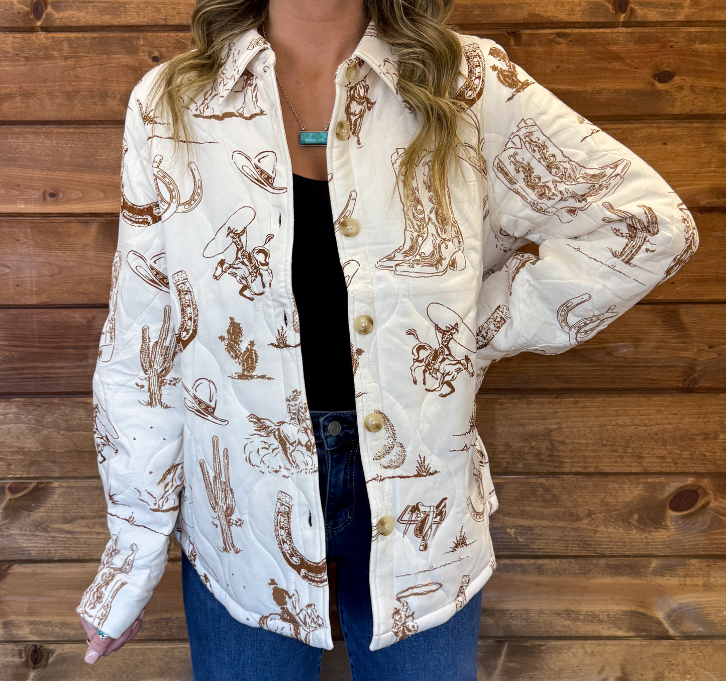 Cowgirl Desert Quilted Jacket
