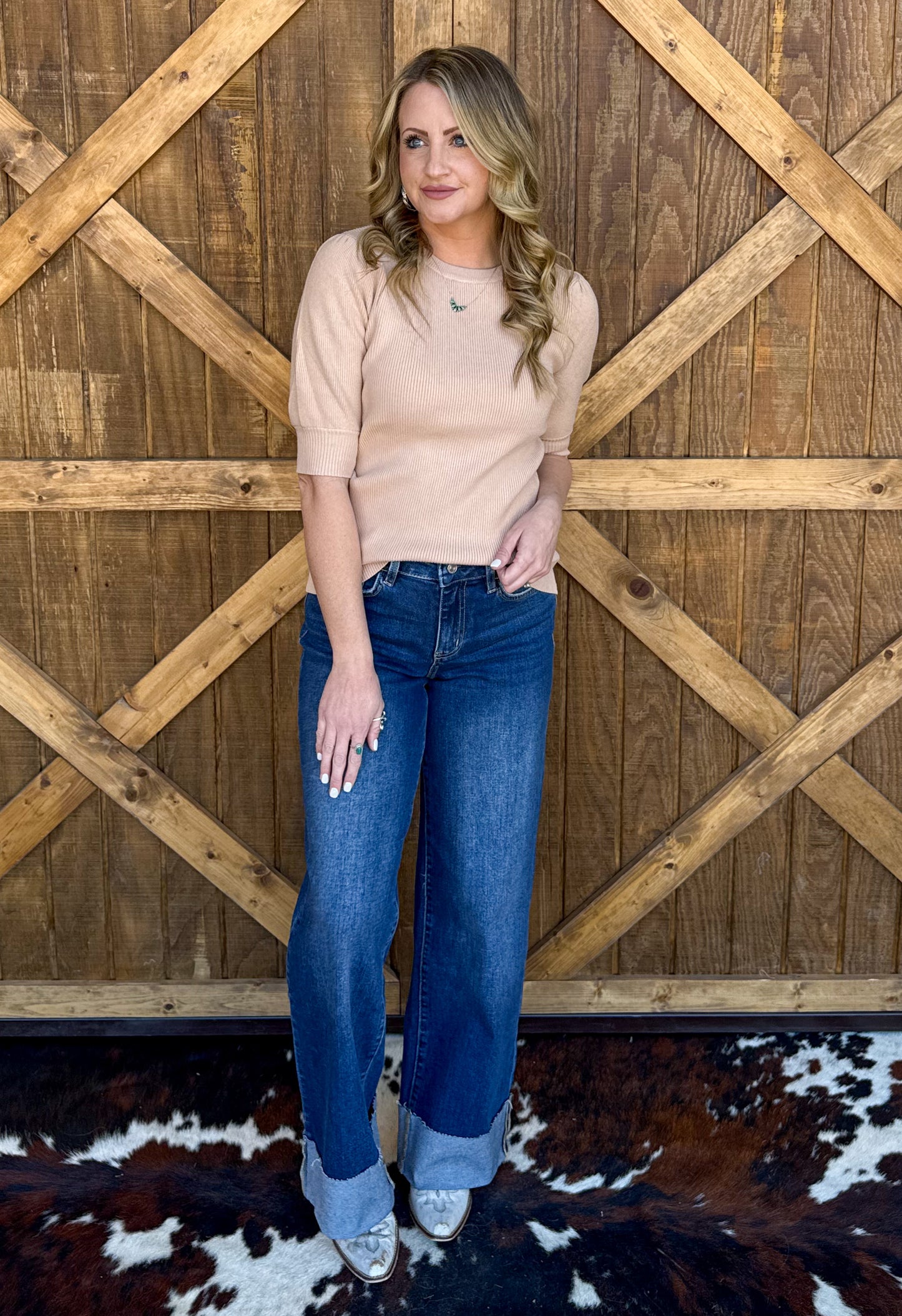 The Lola Blouse *Taupe