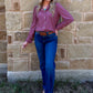 Cowgirl Pearl Snap Long Sleeve *Wine