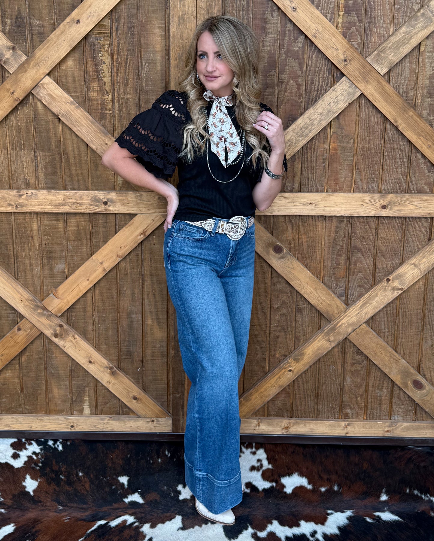 The Rita Blouse *Black