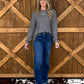 Coziest Long Sleeve *Charcoal