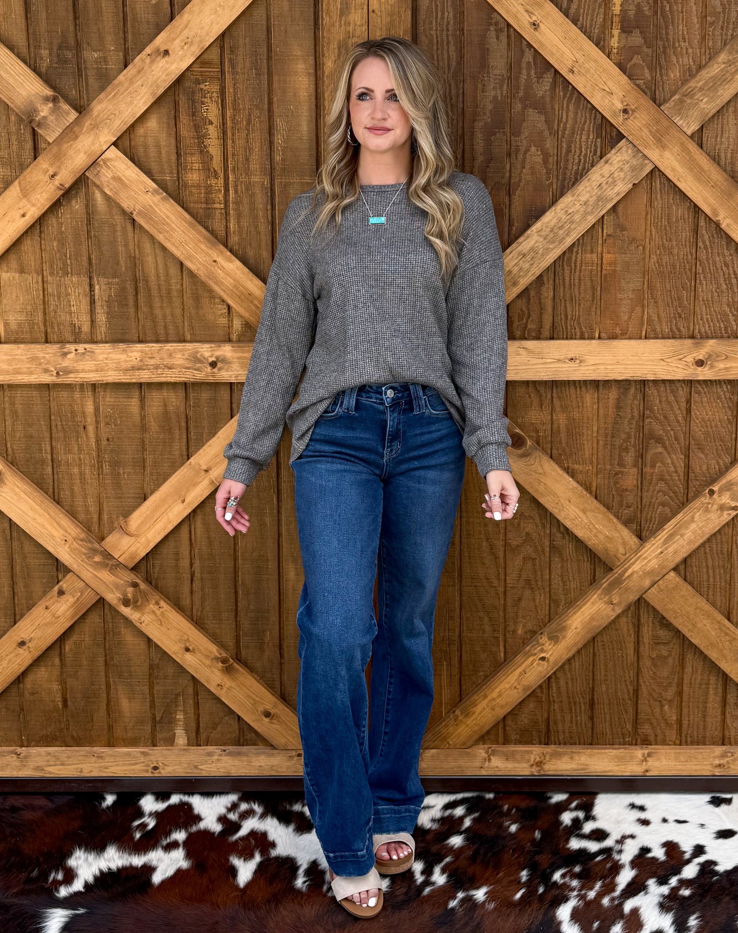 Coziest Long Sleeve *Charcoal