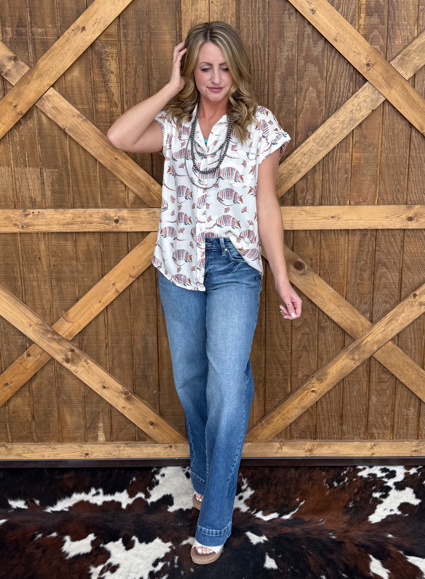 The Dillo Button-Up Top