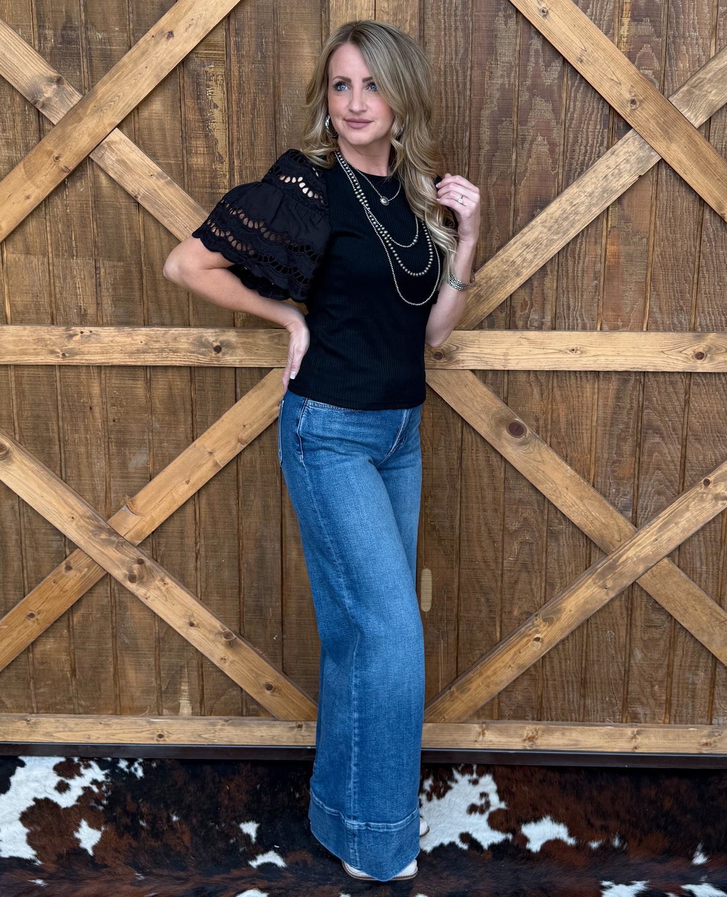 The Rita Blouse *Black