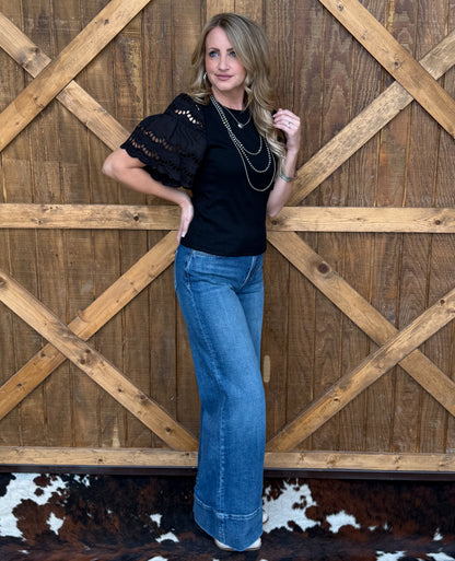 The Rita Blouse *Black