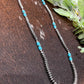 Silver & Turquoise Faux Necklace