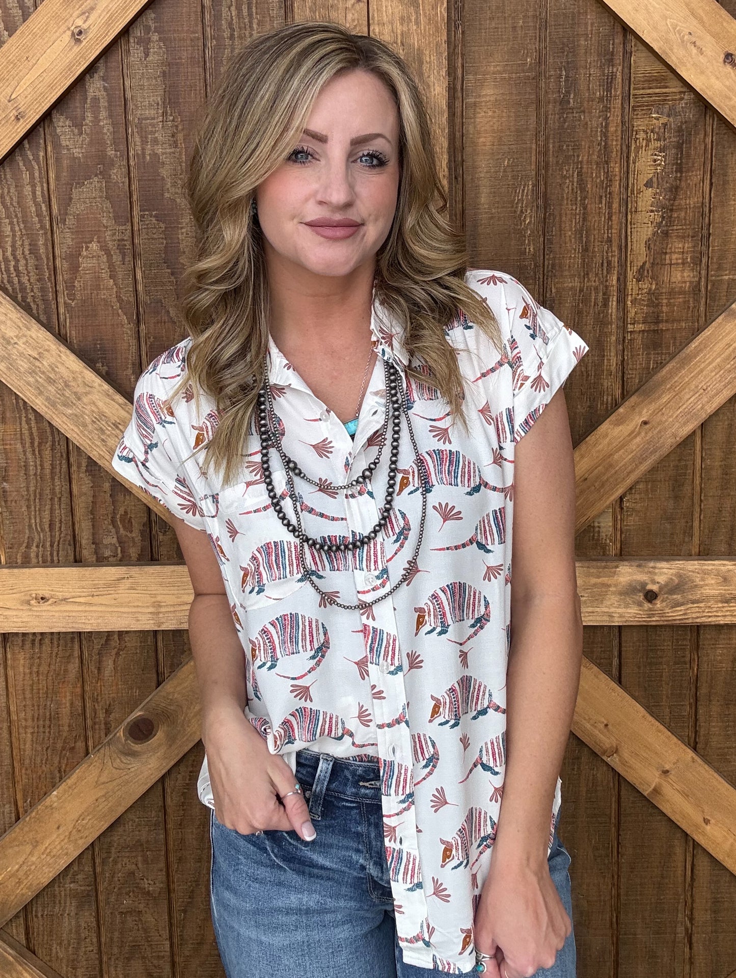 The Dillo Button-Up Top