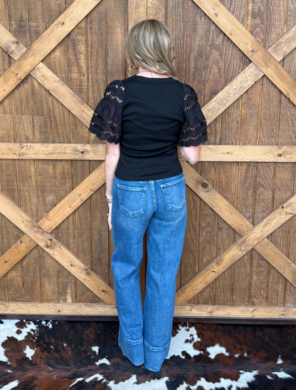 The Rita Blouse *Black
