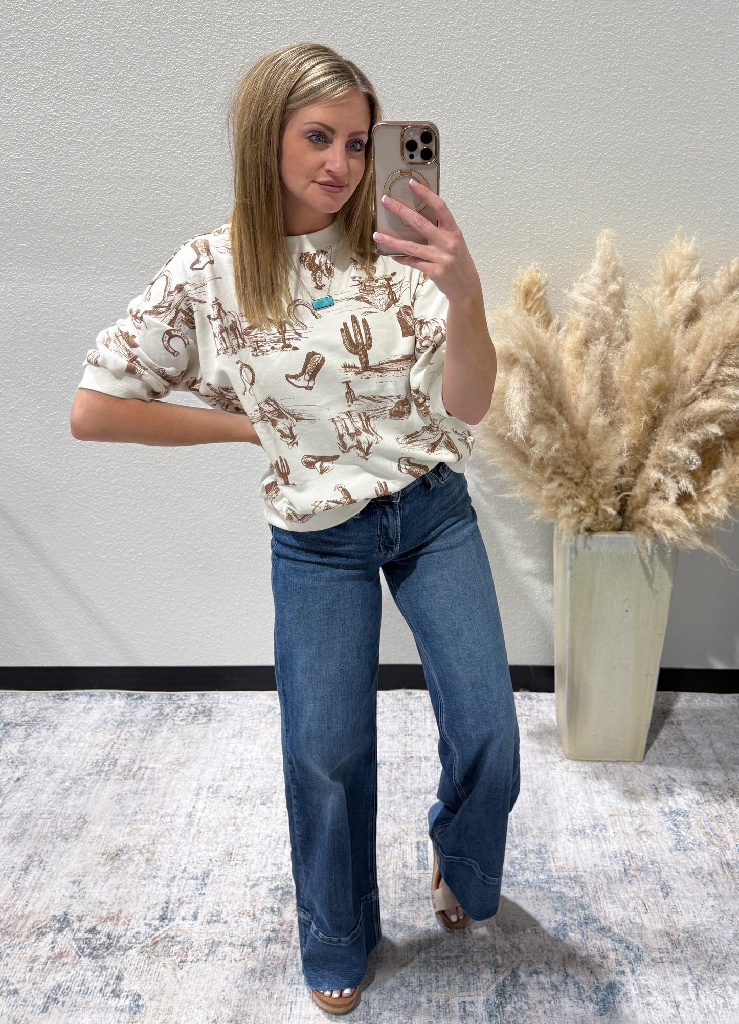 Cozy Cowboy Desert Top