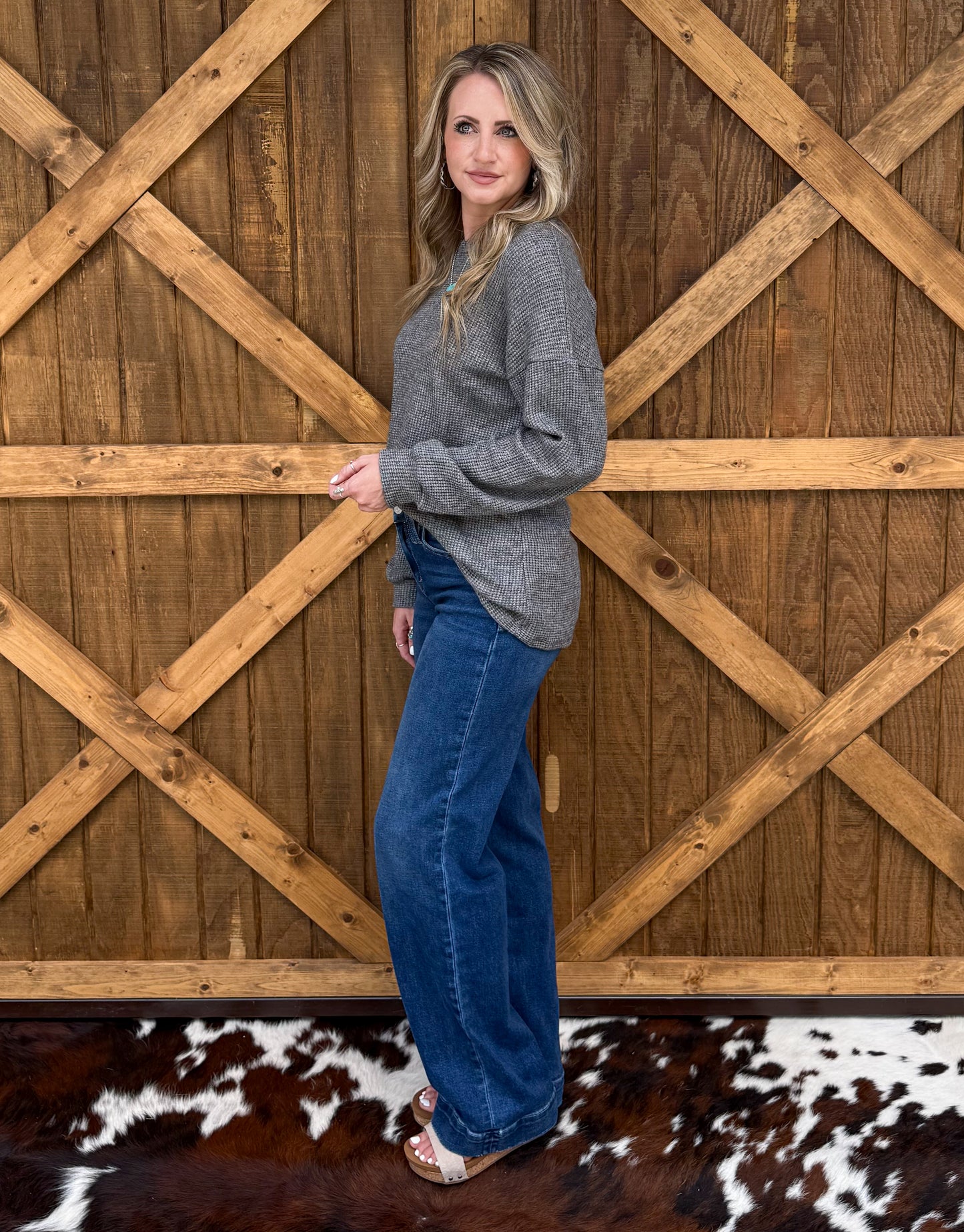 Coziest Long Sleeve *Charcoal