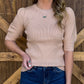 The Lola Blouse *Taupe