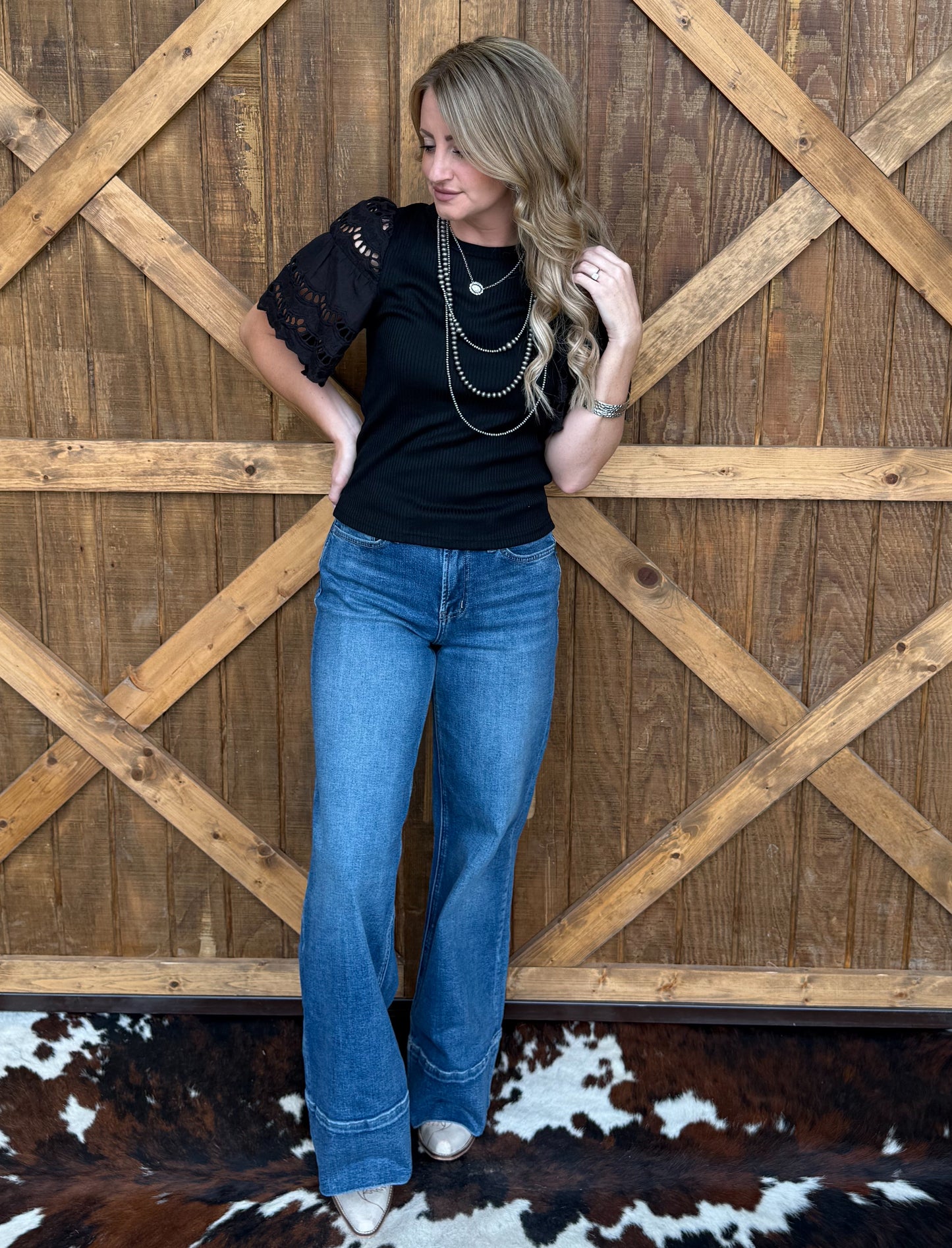 The Rita Blouse *Black