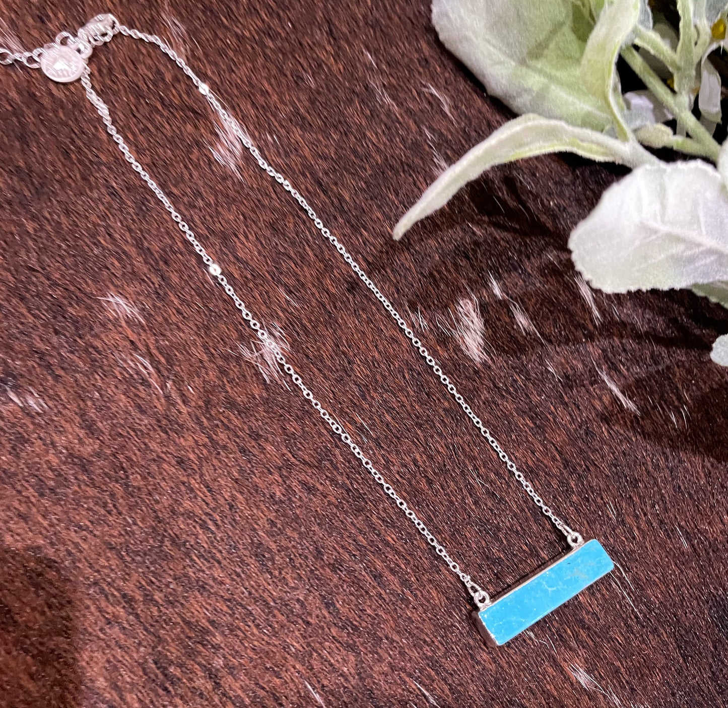 The Turquoise Bar Necklace