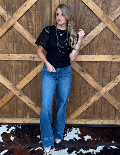 The Rita Blouse *Black