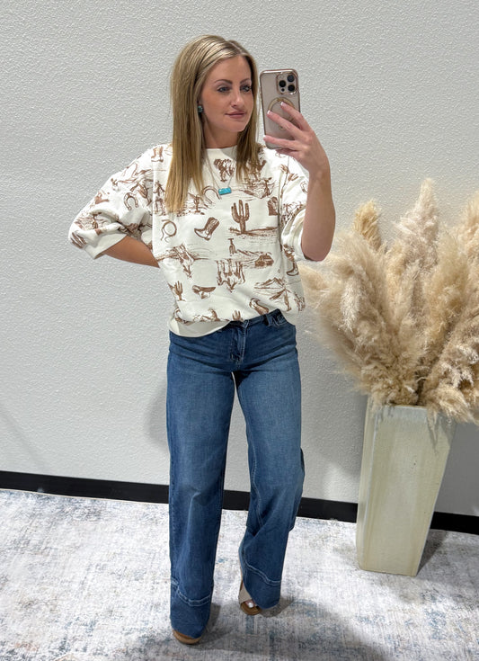 Cozy Cowboy Desert Top
