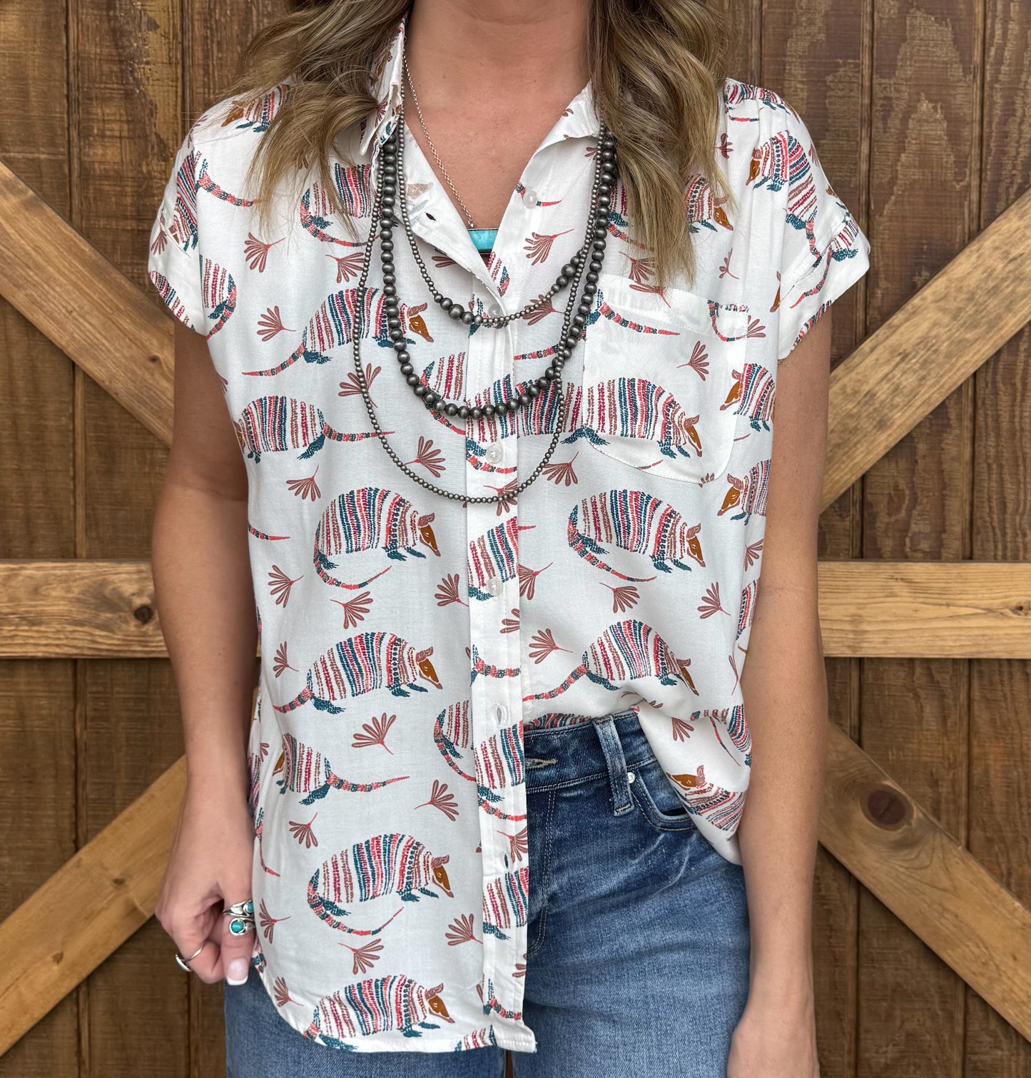 The Dillo Button-Up Top