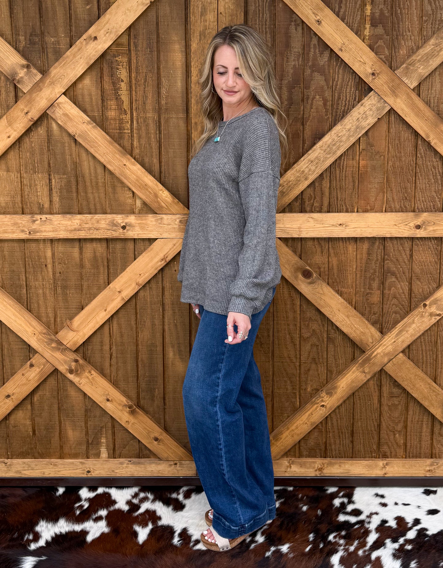 Coziest Long Sleeve *Charcoal
