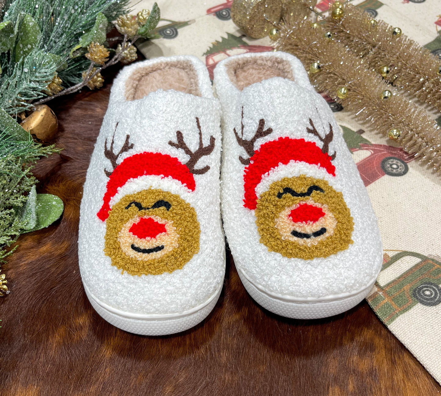 Reindeer Slippers