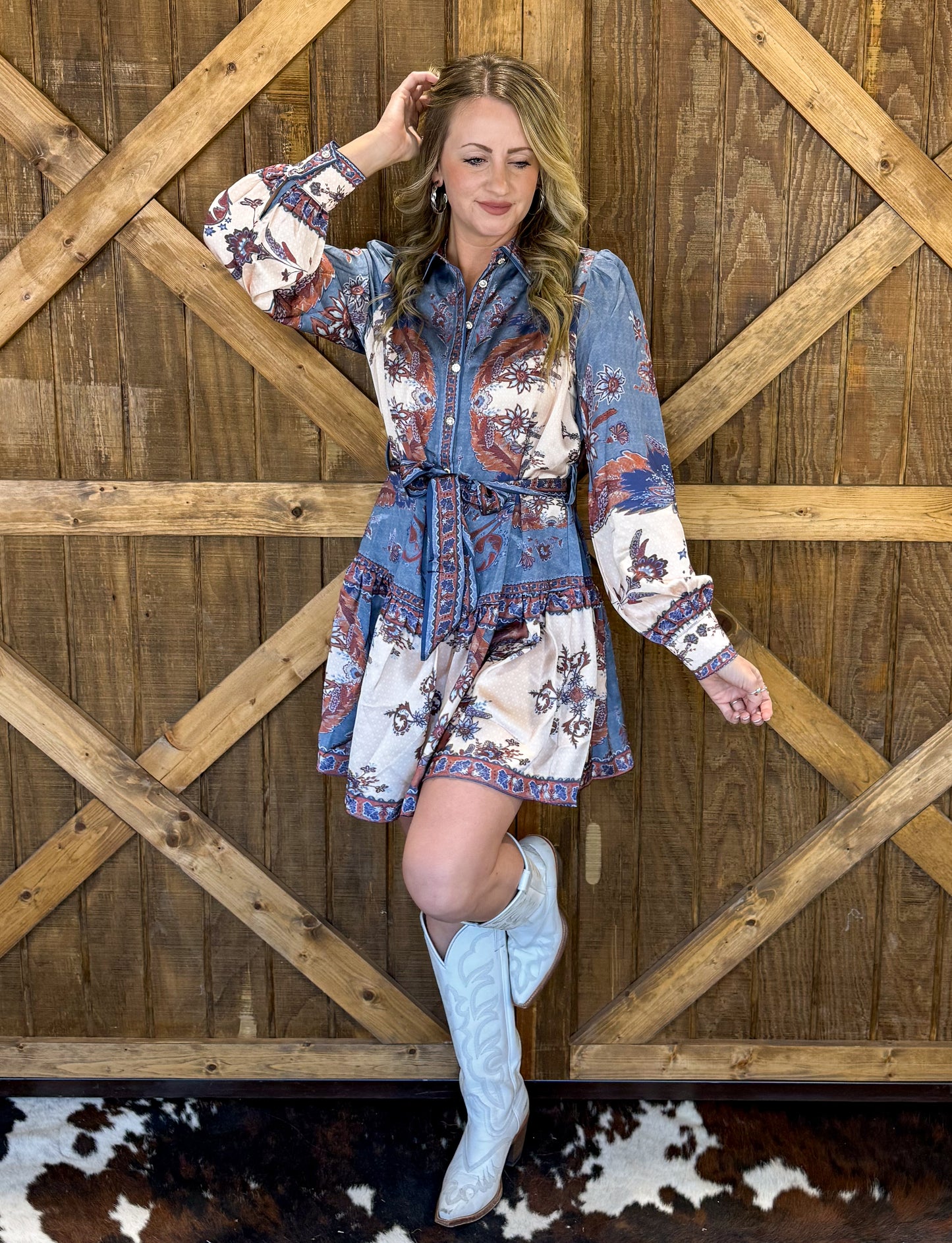 Holiday Florals Dress