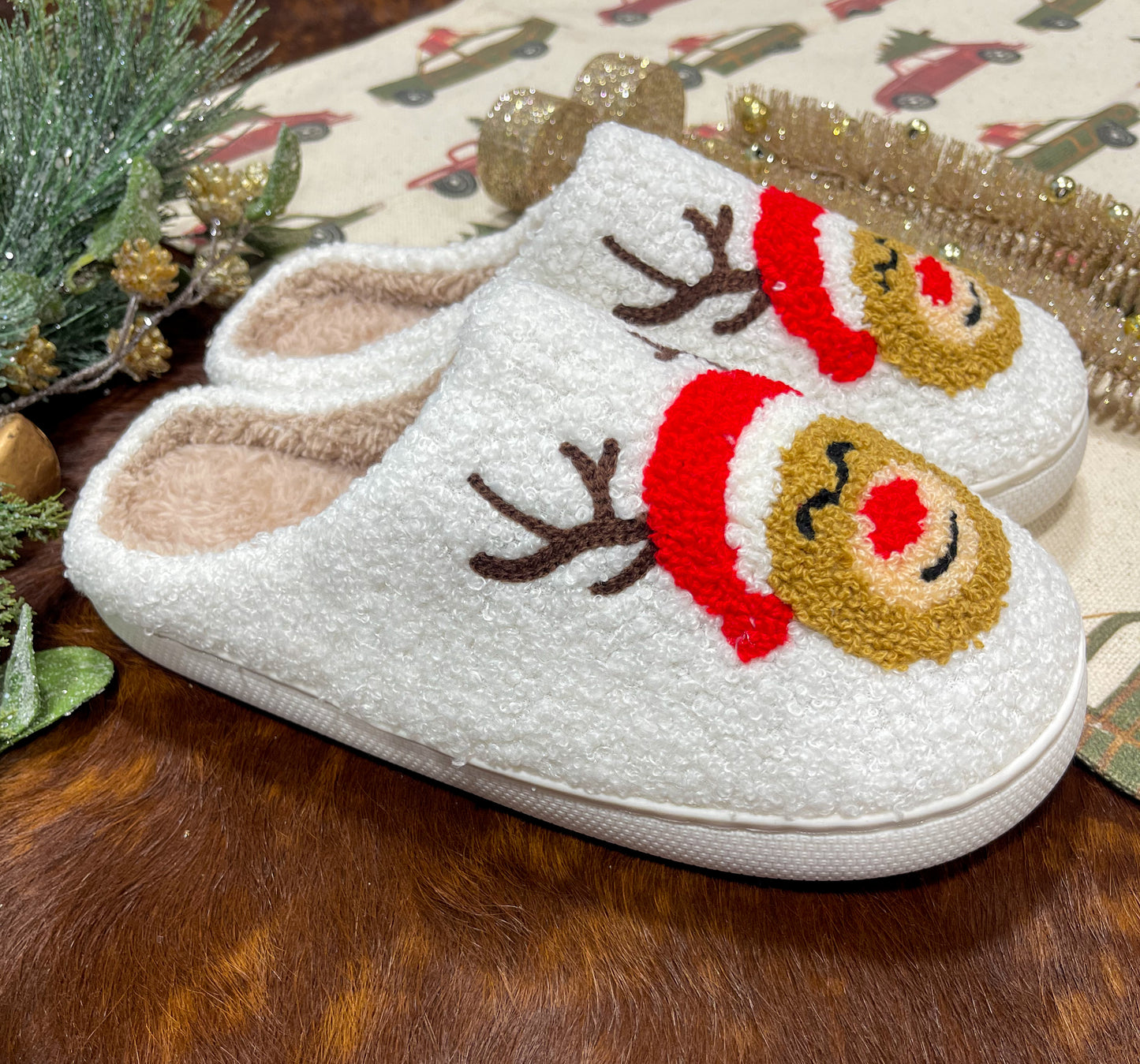 Reindeer Slippers