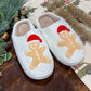 Gingerbread Man Slippers