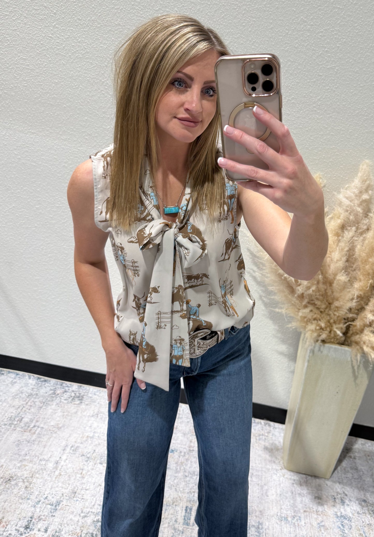 On The Ranch Dress Tank