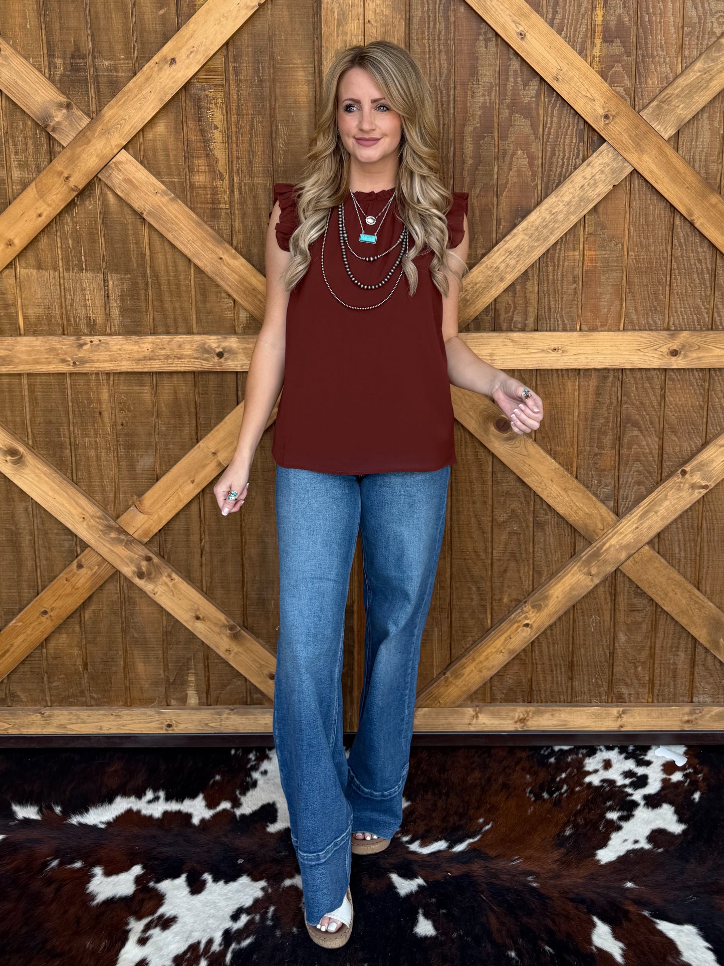 Pretty Ruffle Blouse