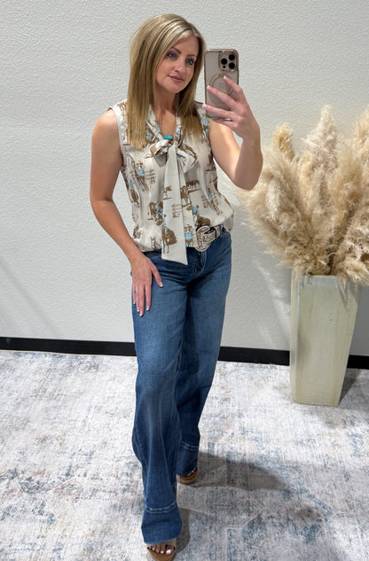 On The Ranch Dress Tank