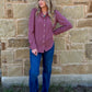 Cowgirl Pearl Snap Long Sleeve *Wine