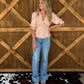 Classy Aztec Blouse *Coral